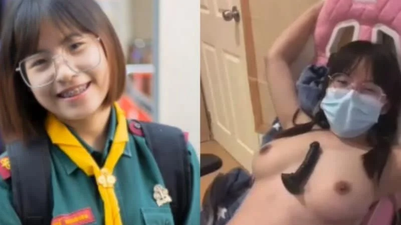 คลิปหลุด เนตรนารี นมใหญ่เกินเด็กไปมาก ไลฟ์สดในกลุ่มลับ เนียนทุกจุด แรร์ไอเท็มชัดๆ
