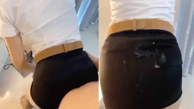 คลิปหลุดไทย ถกกระโปรงเย็ด นักศึกษา นมใหญ่ ยืนซอยหีกระแทกเสียว เกือบแตกใน เสียงไทยชัดเจน