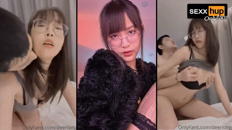 คลิปหลุด เดียร์ ลอง สาวแว่นตัวท็อป คนดัง Onlyfans ครั้งนี้ถึงกับโดนเย็ดตูด เย็ดไปดูดปากไป มันเสียวหีดีจริงๆ ครางลั่นเลยนะ