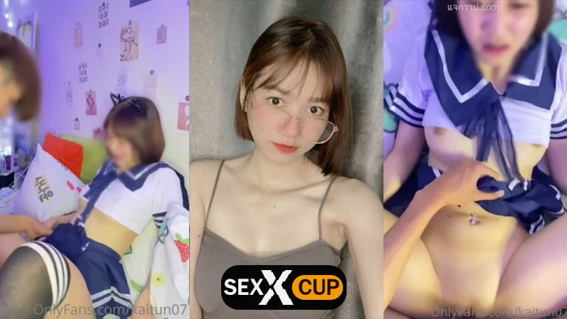 คลิปหลุด น้องไข่ตุ๋น โดนเย็ด คาชุดOnlyfans ตั้งกล้อง เย็ดกับแฟน คนโปรด นอนอ้าหีให้จกรัวๆ ก่อนจะเอาควยยัดหี ซอยเย็ด อย่างมันส์