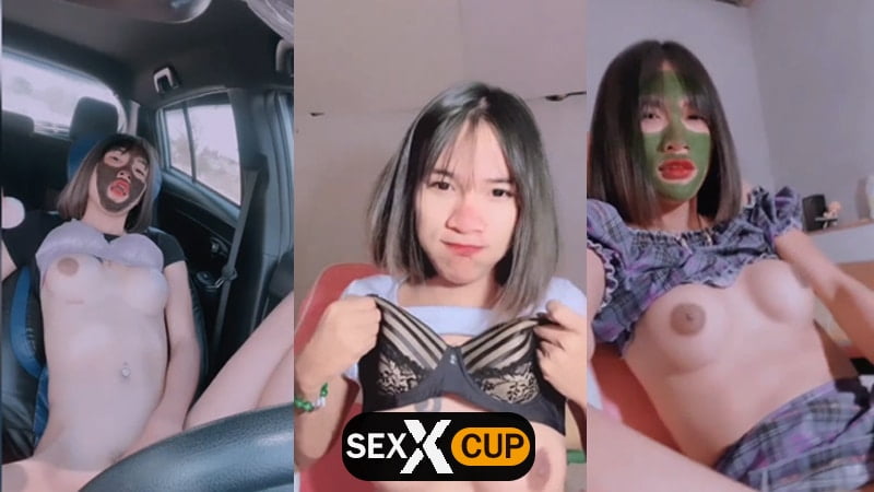 คลิปหลุด ช่วยตัวเอง จากลูกคุณหนู น้องนุ้งตี้ คนดังติ๊กต็อก หนีนายอั๋นมานั่งถ่ายคลิปช่วยหี นมใหญ่มากๆ ติ้วหี ไปซะทุกที เงี่ยนมาจากไหน