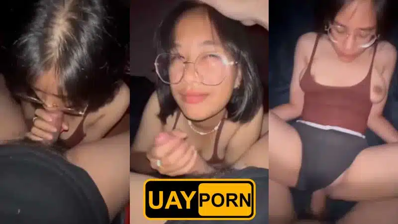 คลิปหลุดทางบ้าน สาวแว่น โดนแฟนแหกกางเกงในเย็ดสด จับโม๊คควยก่อนถ่างหีเย็ดสด ครางเสียวหี หุ่นอย่างเด็ดน่าเย็ดจัด ปล่อยน้ำแตกคารูหี