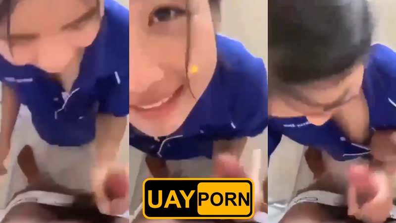 คลิปหลุดนักเรียน ชวนเพื่อนสาวน่ารักมาอมควยให้ xxx พักเที่ยงนัดเย็ดกันตรงบันไดหนีไฟ งัดควยเย็ดปากคาชุดพละ ไม่ทันแตกมีคนมาเจอเสียก่อน