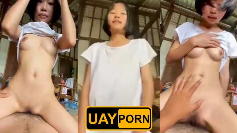 คลิปหลุด เย็ดนักเรียน ม.ต้น สาวตัวเล็กงานดีดูดควยเสียวเกือบทนไม่ไหว น้องขึ้นขย่มควยให้พี่โยกเย็ดจนสุดลำ รูหีฟิตมากจับเย็ดจนน้ำหีพุ่ง